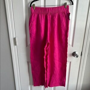 Tahari Pink Ankle Cropped Pants